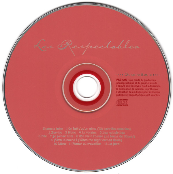 Les Respectables - QuadroSonic | Les Disques Passeport (PAS-CD-1220) - 3 Les Respectables - QuadroSonic | Les Disques Passeport (PAS-CD-1220) - 3