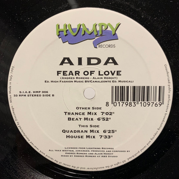 Aida - Fear Of Love | Humpy (HMP 006) - main Aida - Fear Of Love | Humpy (HMP 006) - main