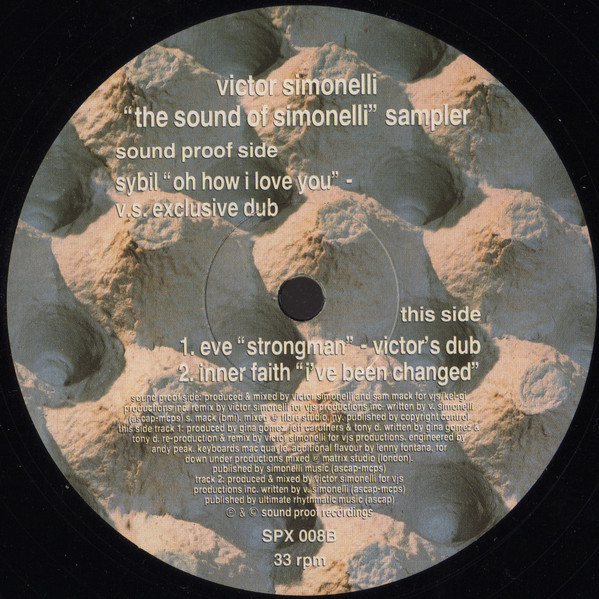 Victor Simonelli - Sound Of Simonelli Sampler Volume One | Sound Proof Recordings (SPT 008) - 4 Victor Simonelli - Sound Of Simonelli Sampler Volume One | Sound Proof Recordings (SPT 008) - 4