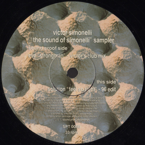 Victor Simonelli - Sound Of Simonelli Sampler Volume One | Sound Proof Recordings (SPT 008) - 2 Victor Simonelli - Sound Of Simonelli Sampler Volume One | Sound Proof Recordings (SPT 008) - 2