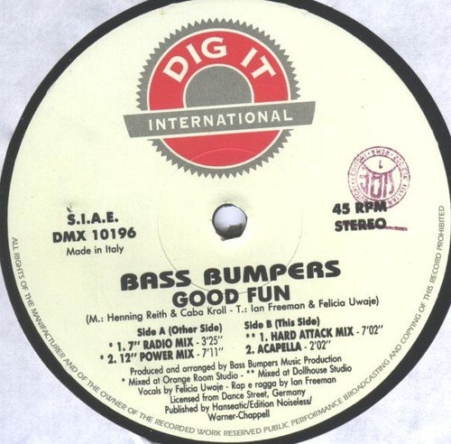 Bass Bumpers - Good Fun | Dig It International (DMX 10196) - main