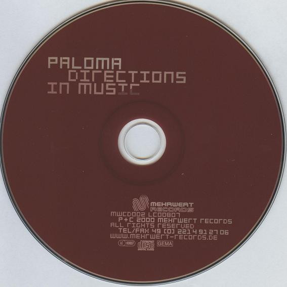 Paloma - Directions In Music | Mehrwert Records (MWCD002) - 3