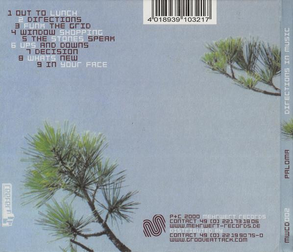 Paloma - Directions In Music | Mehrwert Records (MWCD002) - 2