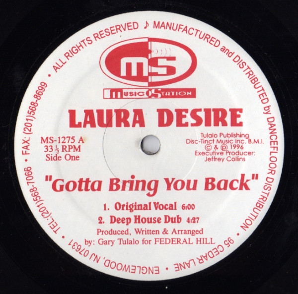 Laura Desire - Gotta Bring You Back | Music Station (MS-1275) - main
