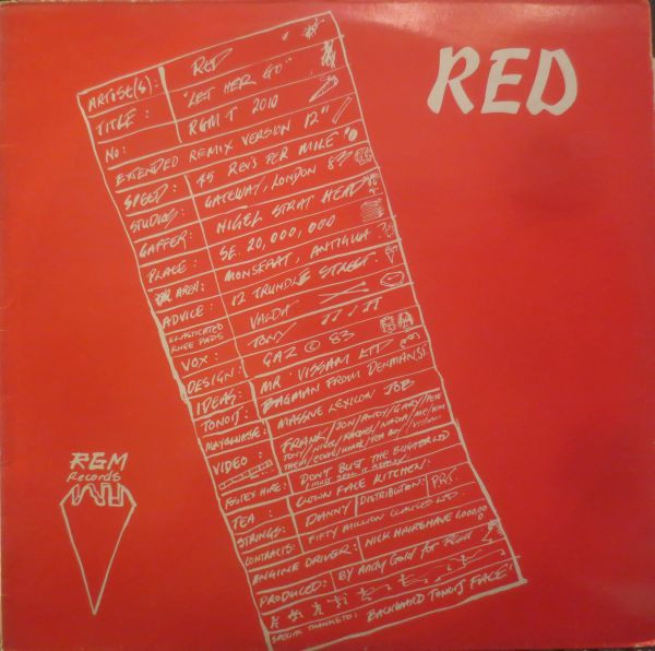 Red - Let Her Go | RGM (RGM T 2010 RE) - main