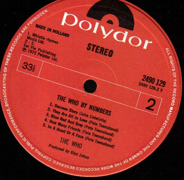 The Who By Numbers