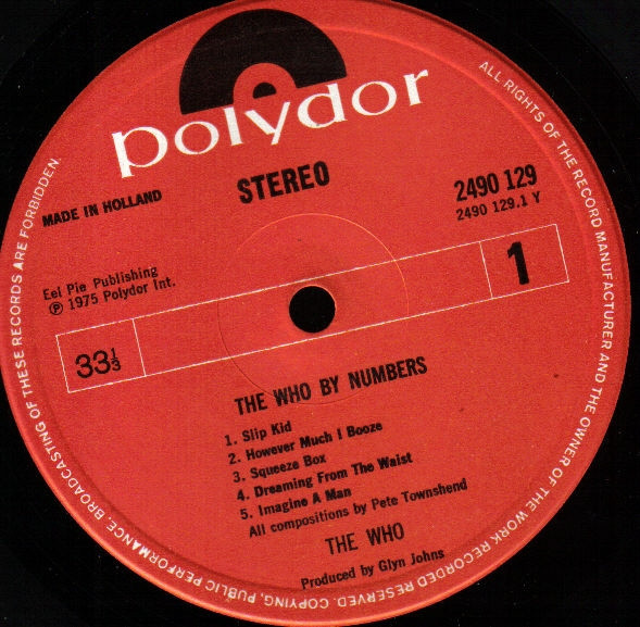 The Who By Numbers