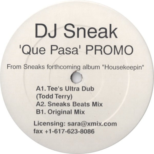 DJ Sneak - Que Pasa | Magnetic Recordings (ZMAG 014) - 2