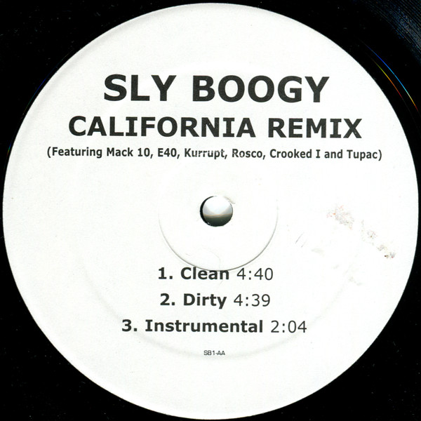 Sly Boogy - Ridiculous / California (Remix) | J Records (SB1) - 2