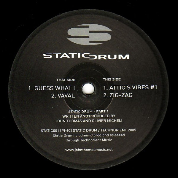 Static Drum - Part 1 | Static Drum (STATIC001) - main Static Drum - Part 1 | Static Drum (STATIC001) - main