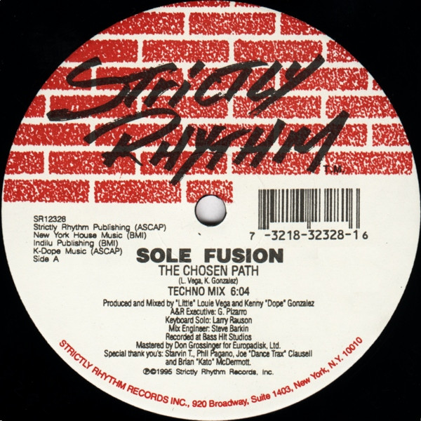 Sole Fusion - The Chosen Path | Strictly Rhythm (SR12328) - main