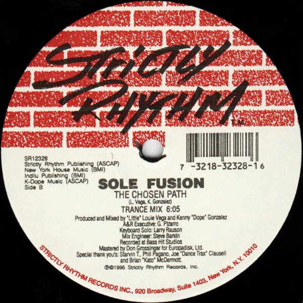 Sole Fusion - The Chosen Path | Strictly Rhythm (SR12328) - 2
