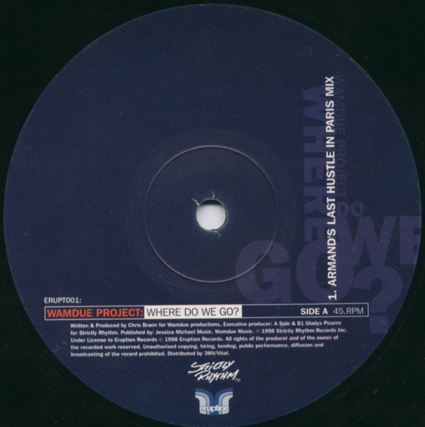 Wamdue Project - Where Do We Go? | Eruption Records (ERUPT001) - 3