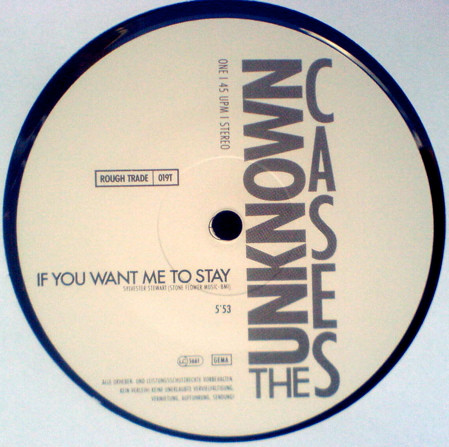 The Unknown Cases - If You Want Me To Stay / Masimba Bele Dub Mix | Rough Trade (RTD 019 T) - 3 The Unknown Cases - If You Want Me To Stay / Masimba Bele Dub Mix | Rough Trade (RTD 019 T) - 3