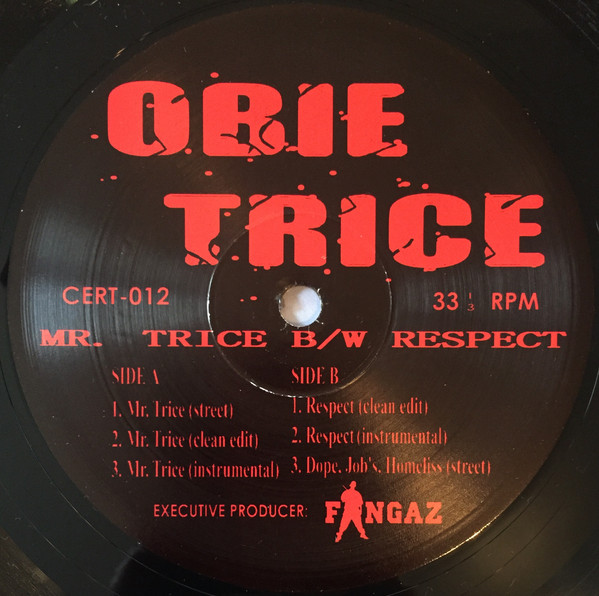 Obie Trice - Mr. Trice / Respect | Certified Records (CERT-012) - 3