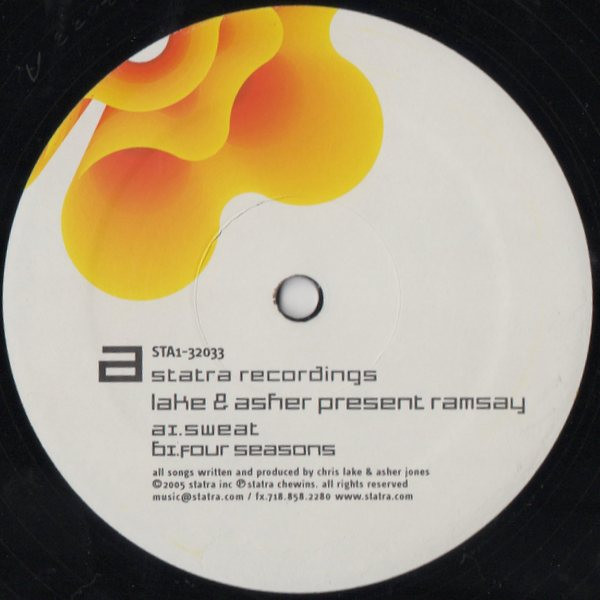 Chris Lake & Asher Jones Present Ramsay - Sweat / Four Seasons | Statra Recordings (STA1-32033) - 2