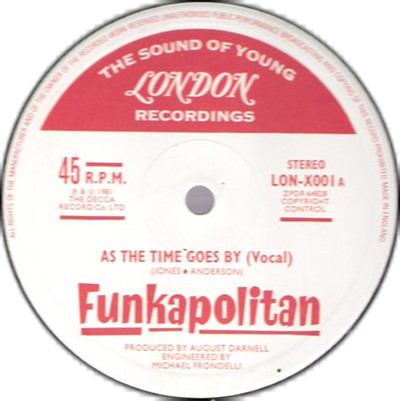 Funkapolitan - As The Time Goes By | London Records (LON-X001) - 2 Funkapolitan - As The Time Goes By | London Records (LON-X001) - 2