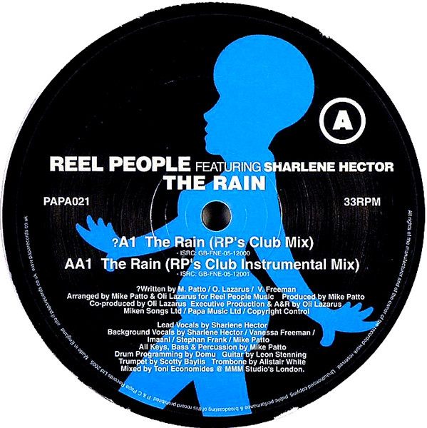 Reel People Featuring Sharlene Hector - The Rain | Papa Records (PAPA021)