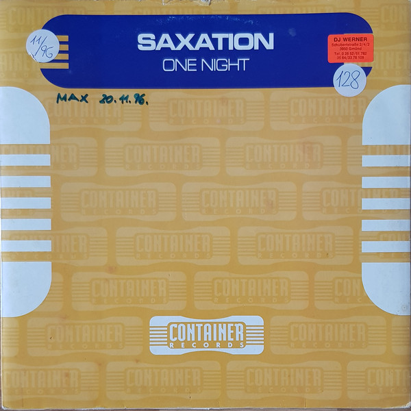 Saxation - One Night | Container Records (NM7019MX)