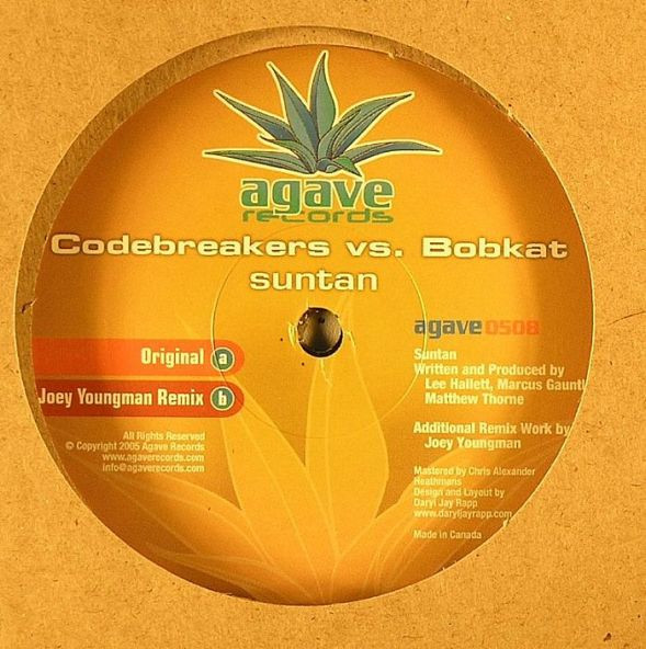 Codebreakers vs. Bobkat - Suntan | Agave Records (agave0508)
