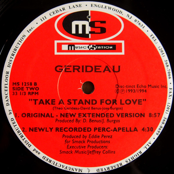 Gerideau - Take A Stand (The Re-Mixes) | Music Station (MS 1258)