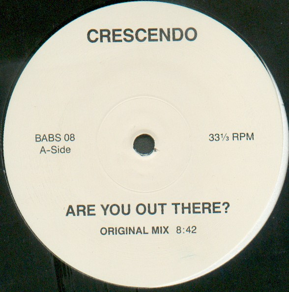 Crescendo - Are You Out There | Dance Dept. (BABS 08) - main Crescendo - Are You Out There | Dance Dept. (BABS 08) - main