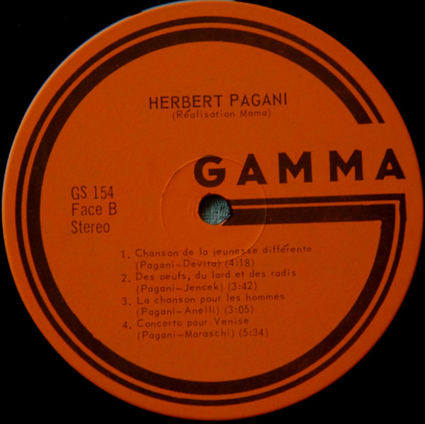 Herbert Pagani - Herbert Pagani | Gamma (GS 154) - 4 Herbert Pagani - Herbert Pagani | Gamma (GS 154) - 4
