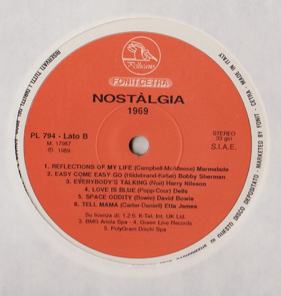 Various - Nostàlgia '69 | Fonit Cetra (PL 794) - 4 Various - Nostàlgia '69 | Fonit Cetra (PL 794) - 4