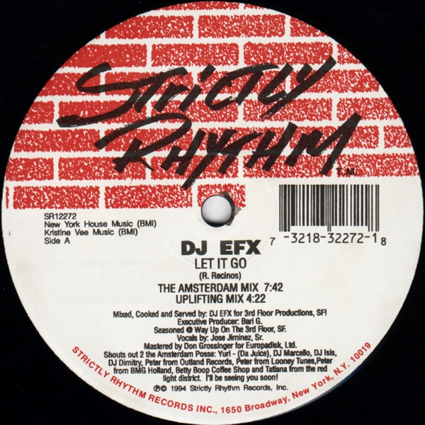 DJ EFX - Let It Go | Strictly Rhythm (SR12272) - main