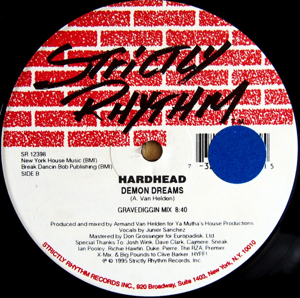 Hardhead - Demon Dreams | Strictly Rhythm (SR 12398) - 2