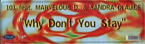 101 feat. Marvelous D. & Sandra Olajide - Why Don't You Stay | TIME (TIME 124) - 2 101 feat. Marvelous D. & Sandra Olajide - Why Don't You Stay | TIME (TIME 124) - 2