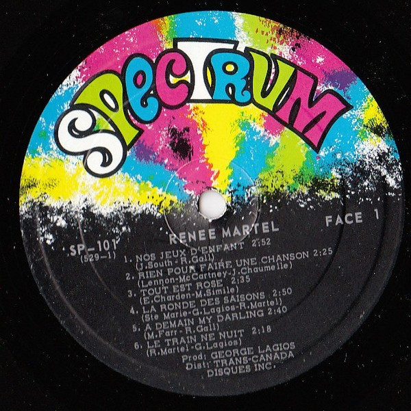 Renée Martel - Renée Martel | Spectrum (SP101) - 4 Renée Martel - Renée Martel | Spectrum (SP101) - 4