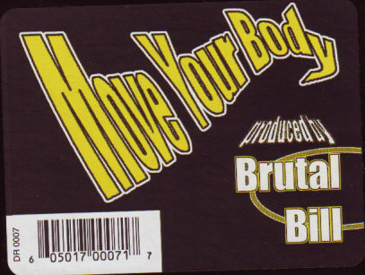 Brutal Bill - Move Your Body | Deeper Rekords NYC (DR0007)