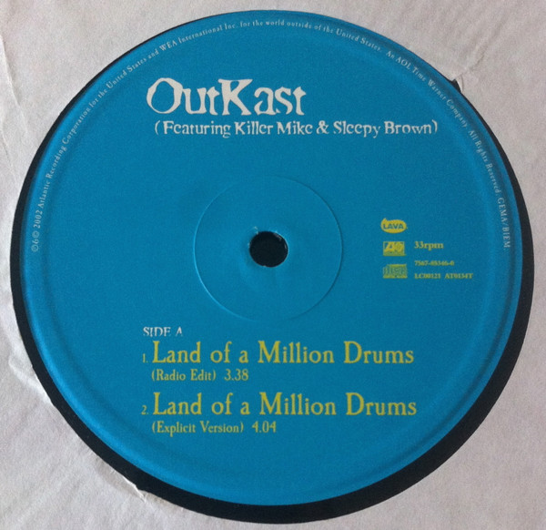 OutKast Featuring Killer Mike & Sleepy Brown - Land Of A Million Drums | Lava (7567-85346-0) - 3 OutKast Featuring Killer Mike & Sleepy Brown - Land Of A Million Drums | Lava (7567-85346-0) - 3