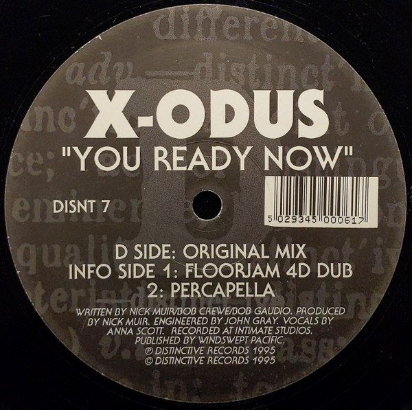 X-Odus - You Ready Now | Distinct'ive Records (DISNT 7) - 4