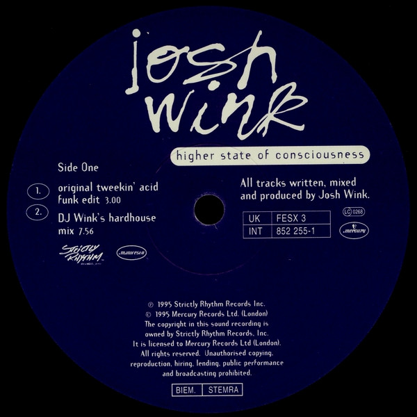 Josh Wink - Higher State Of Consciousness | Manifesto (FESX 3) - 3