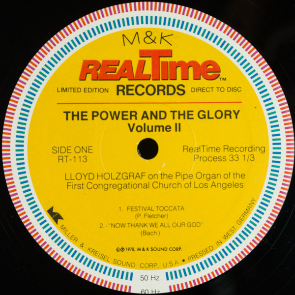 Lloyd Holzgraf - The Power And The Glory Volume 2 | M & K Realtime Records (RT-113) - 3