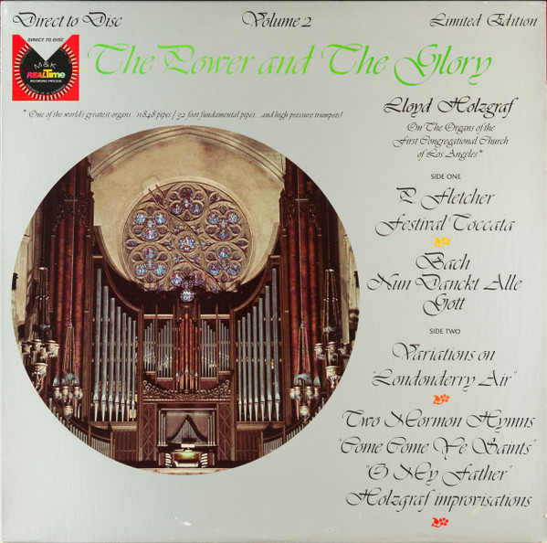 Lloyd Holzgraf - The Power And The Glory Volume 2 | M & K Realtime Records (RT-113)