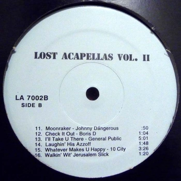 Various - Lost Acapellas Vol. II | Not On Label (LA 7002) - 2 Various - Lost Acapellas Vol. II | Not On Label (LA 7002) - 2