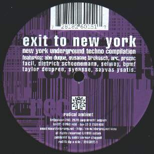 Various - Exit To New York | Radical Ambient (ra015 dlp)