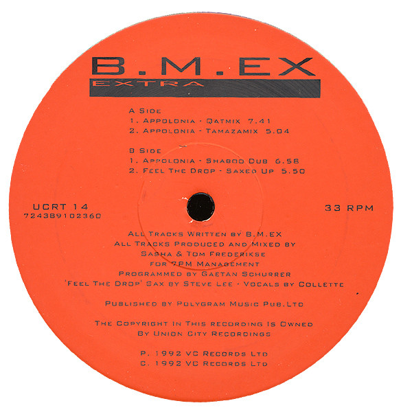 B.M. EX - Appolonia | Union City Recordings (UCRT 14) - 4 B.M. EX - Appolonia | Union City Recordings (UCRT 14) - 4