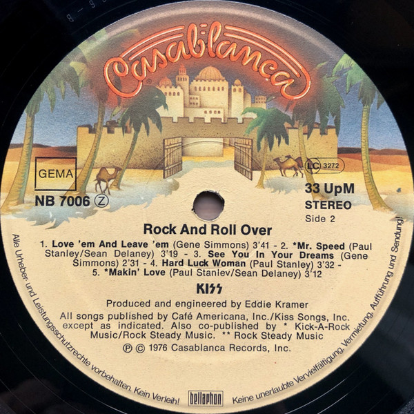 Kiss - Rock And Roll Over | Casablanca (NB 7006) - 4 Kiss - Rock And Roll Over | Casablanca (NB 7006) - 4