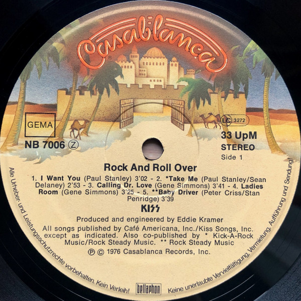 Kiss - Rock And Roll Over | Casablanca (NB 7006) - 3 Kiss - Rock And Roll Over | Casablanca (NB 7006) - 3