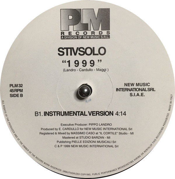 Stivsolo - 1999 | PLM Records (PLM 32) - 4