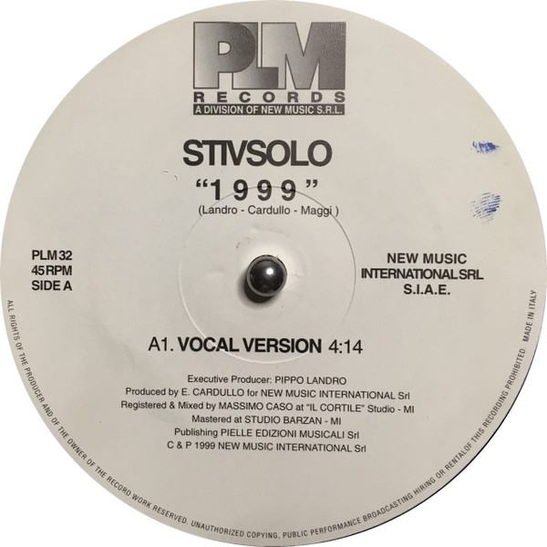 Stivsolo - 1999 | PLM Records (PLM 32) - 3