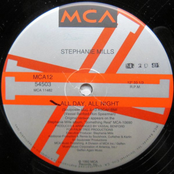 Stephanie Mills - All Day, All Night | MCA Records (MCA12 54503) - 3 Stephanie Mills - All Day, All Night | MCA Records (MCA12 54503) - 3