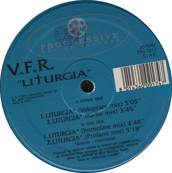 V.F.R. - Liturgia | PRG (Progressive Motion Records) (PRG 7017) - 2 V.F.R. - Liturgia | PRG (Progressive Motion Records) (PRG 7017) - 2