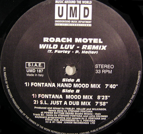 Roach Motel - Wild Luv (Fontana & Colombo Remix) | Underground Music Department (UMD) (UMD 187) - 2