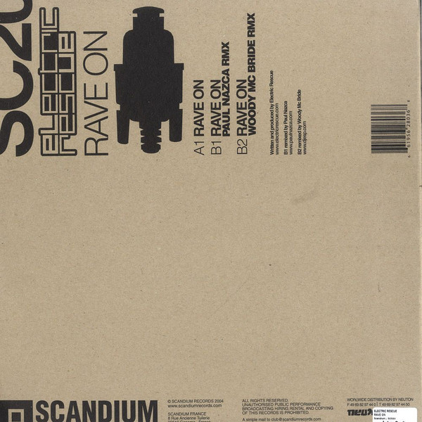 Electric Rescue - Rave On | Scandium Records (SC 20) - 2