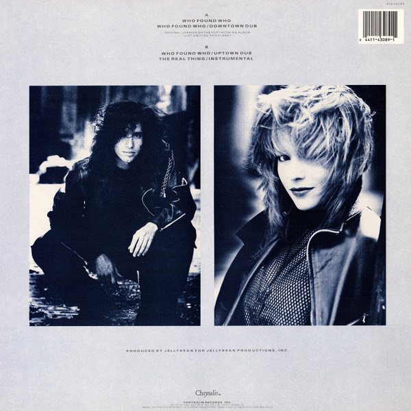 John "Jellybean" Benitez Featuring Elisa Fiorillo - Who Found Who | Chrysalis (4V9 43089) - 2